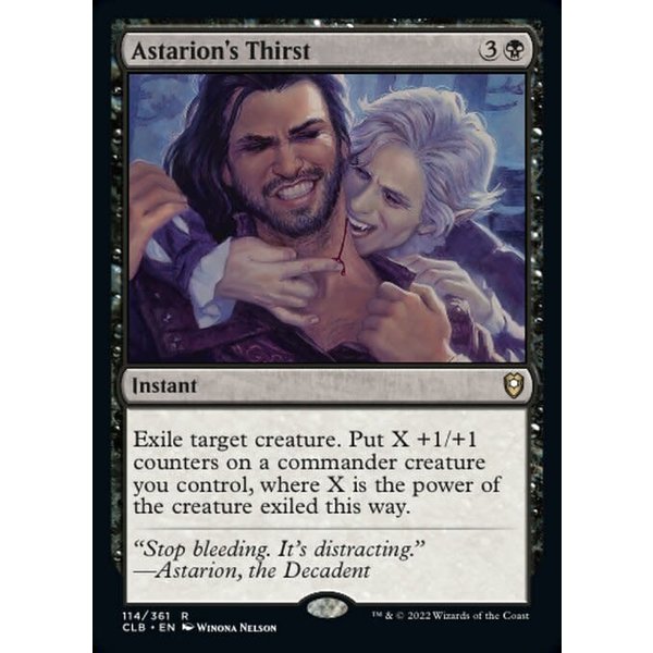 Magic: The Gathering Astarion's Thirst (114) Near Mint Foil