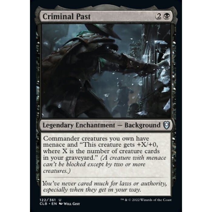 Magic: The Gathering Criminal Past (122) Near Mint Foil