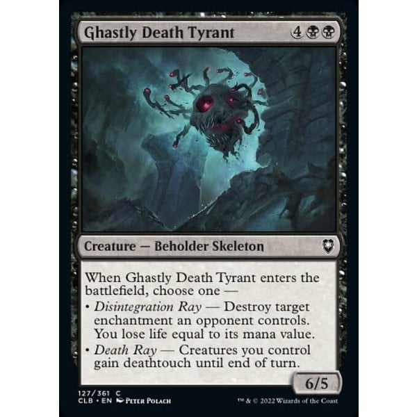 Magic: The Gathering Ghastly Death Tyrant (127) Near Mint Foil