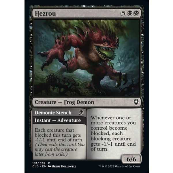 Magic: The Gathering Hezrou (131) Near Mint Foil