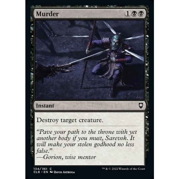 Magic: The Gathering Murder (134) Near Mint