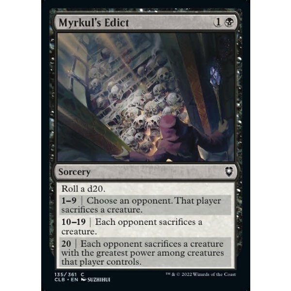 Magic: The Gathering Myrkul's Edict (135) Near Mint