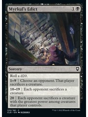 Magic: The Gathering Myrkul's Edict (135) Near Mint Foil