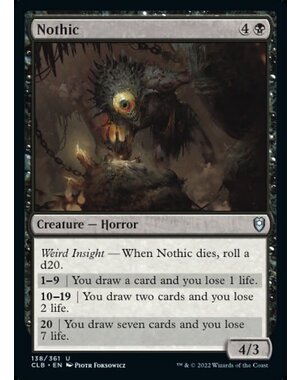 Magic: The Gathering Nothic (138) Near Mint