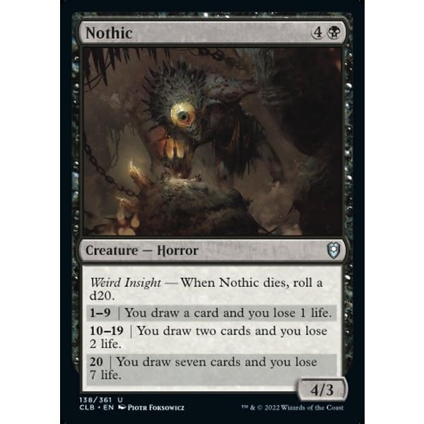 Magic: The Gathering Nothic (138) Near Mint