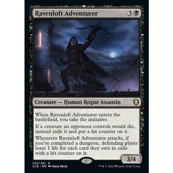 Magic: The Gathering Ravenloft Adventurer (142) Near Mint