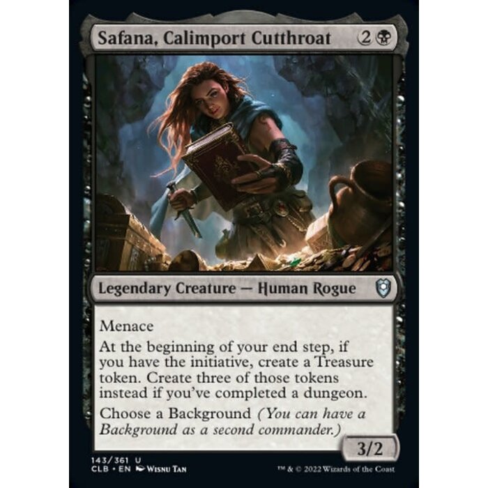Magic: The Gathering Safana, Calimport Cutthroat (143) Near Mint Foil