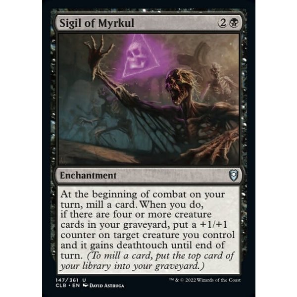Magic: The Gathering Sigil of Myrkul (147) Near Mint Foil