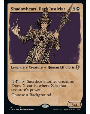 Magic: The Gathering Shadowheart, Dark Justiciar (Showcase) (392) Near Mint Foil