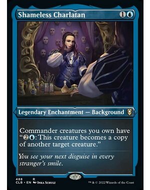 Magic: The Gathering Shameless Charlatan (Foil Etched) (488) Near Mint Foil