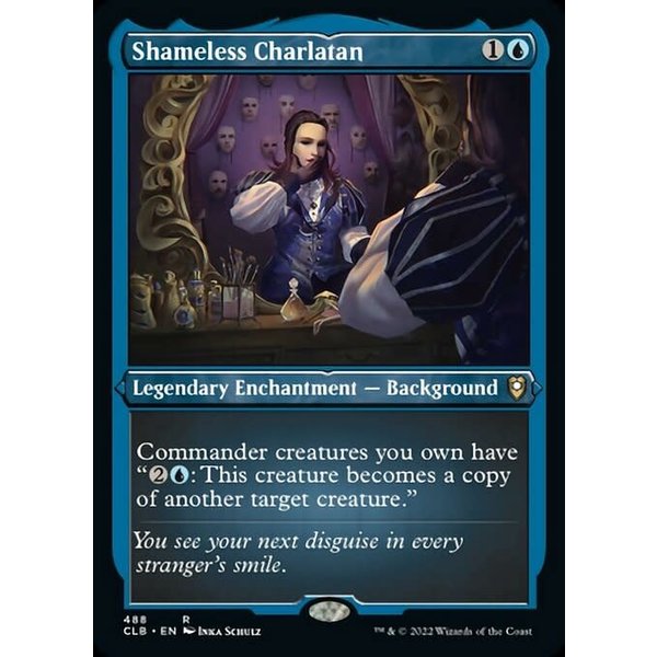 Magic: The Gathering Shameless Charlatan (Foil Etched) (488) Near Mint Foil