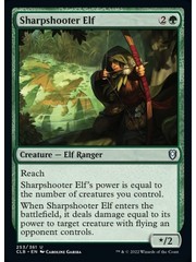 Magic: The Gathering Sharpshooter Elf (253) Near Mint Foil