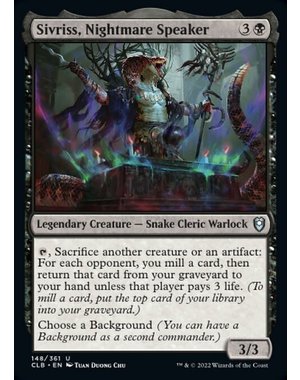 Magic: The Gathering Sivriss, Nightmare Speaker (148) Near Mint Foil