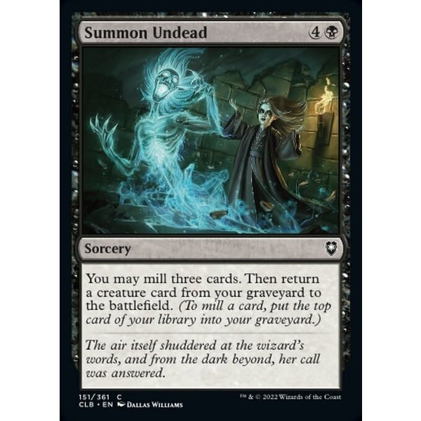 Magic: The Gathering Summon Undead (151) Near Mint