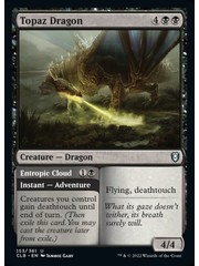 Magic: The Gathering Topaz Dragon (153) Near Mint