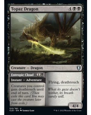 Magic: The Gathering Topaz Dragon (153) Near Mint