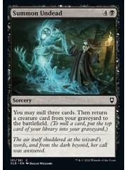 Magic: The Gathering Summon Undead (151) Near Mint Foil