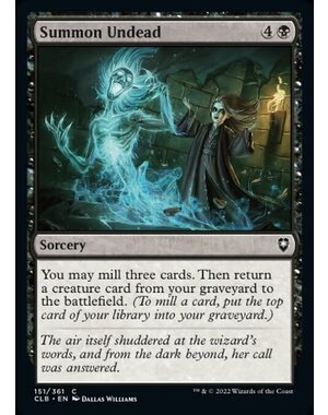 Magic: The Gathering Summon Undead (151) Near Mint Foil