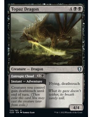 Magic: The Gathering Topaz Dragon (153) Near Mint Foil