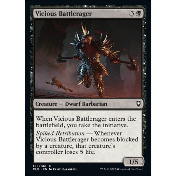 Magic: The Gathering Vicious Battlerager (155) Near Mint