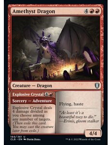 Magic: The Gathering Amethyst Dragon (160) Near Mint Foil