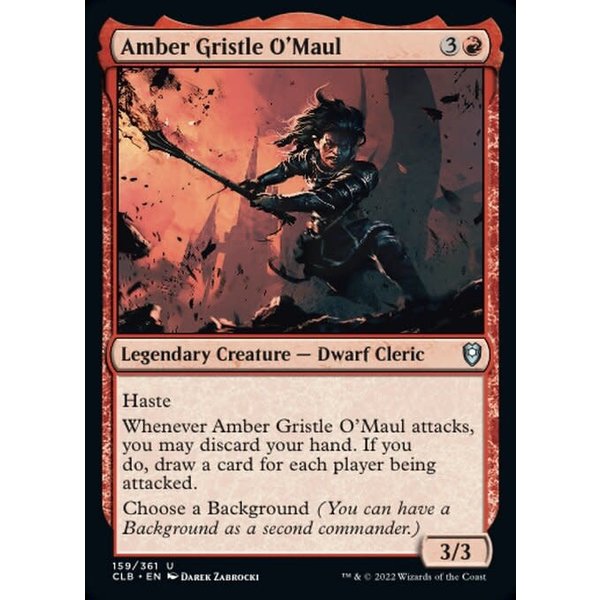 Magic: The Gathering Amber Gristle O'Maul (159) Near Mint Foil