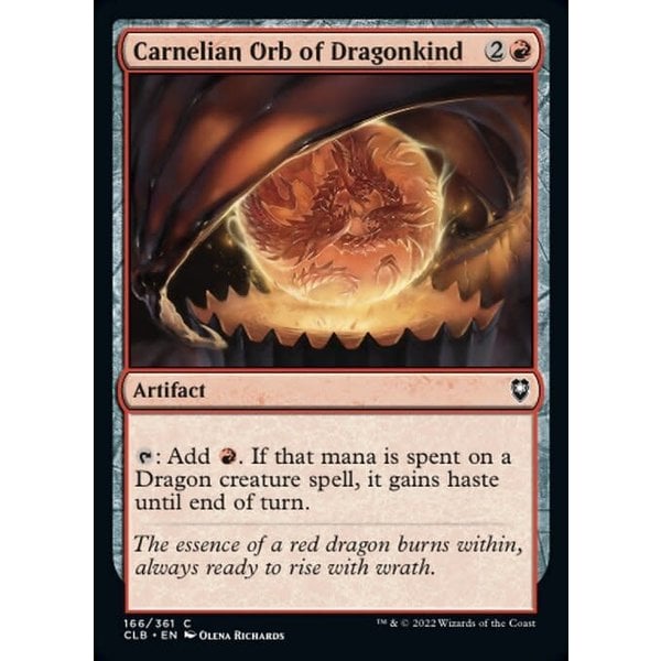 Magic: The Gathering Carnelian Orb of Dragonkind (166) Near Mint