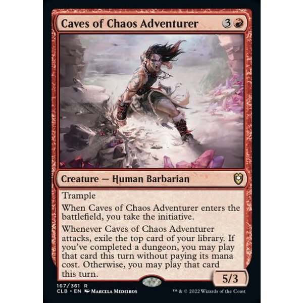 Magic: The Gathering Caves of Chaos Adventurer (167) Near Mint Foil