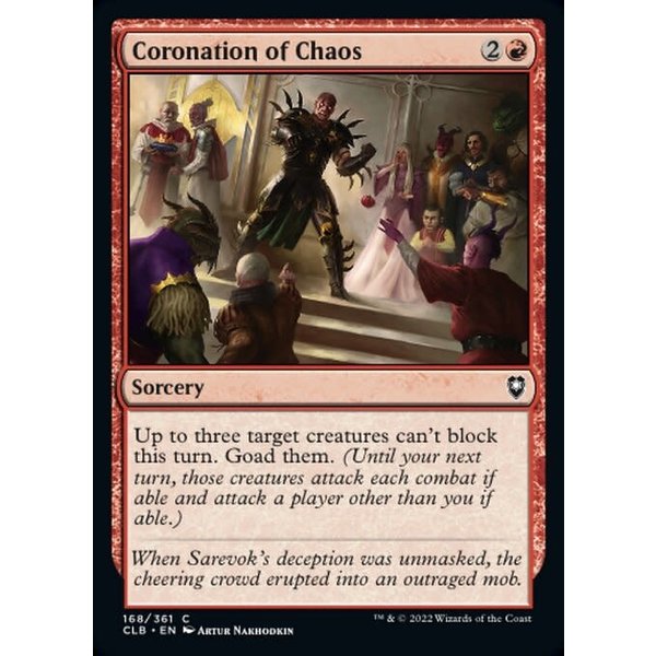 Magic: The Gathering Coronation of Chaos (168) Near Mint