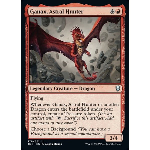 Magic: The Gathering Ganax, Astral Hunter (176) Near Mint