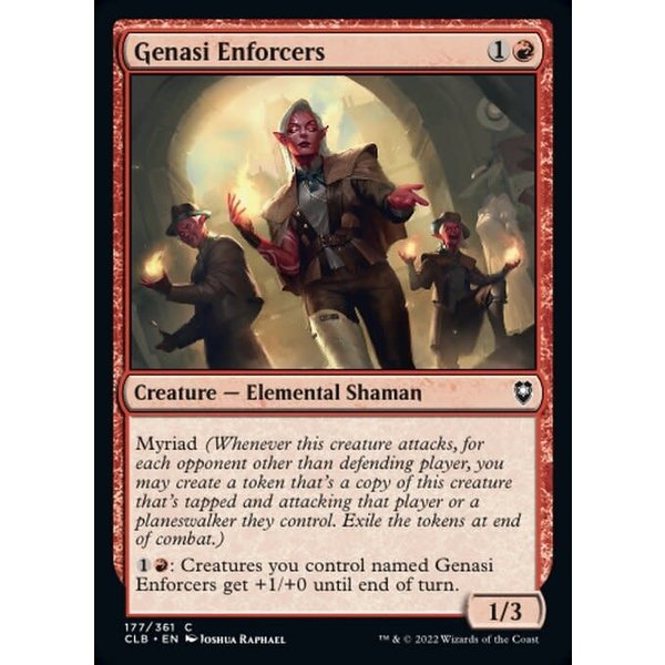 Magic: The Gathering Genasi Enforcers (177) Near Mint Foil