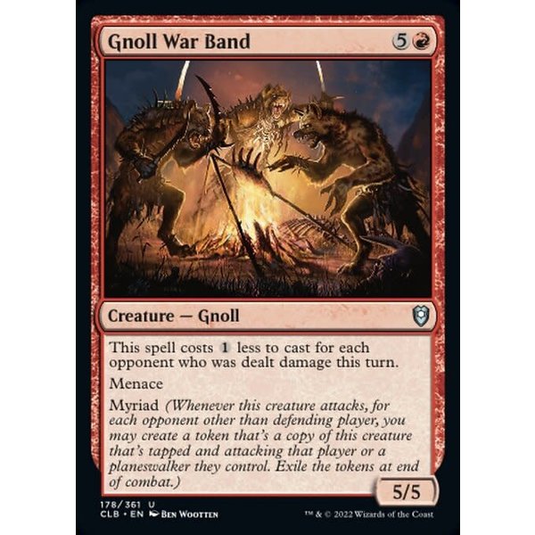 Magic: The Gathering Gnoll War Band (178) Near Mint