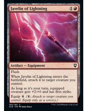 Magic: The Gathering Javelin of Lightning (185) Near Mint