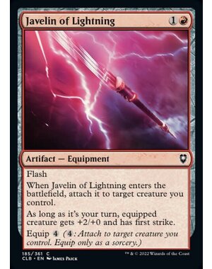 Magic: The Gathering Javelin of Lightning (185) Near Mint Foil