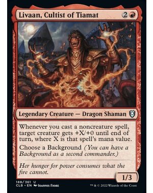 Magic: The Gathering Livaan, Cultist of Tiamat (188) Near Mint