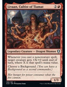 Magic: The Gathering Livaan, Cultist of Tiamat (188) Near Mint Foil
