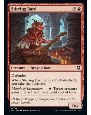 Magic: The Gathering Stirring Bard (195) Near Mint Foil