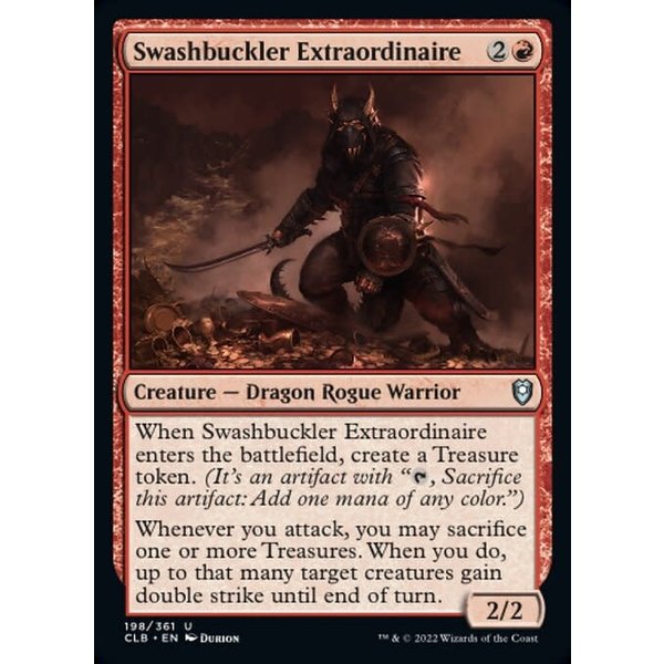 Magic: The Gathering Swashbuckler Extraordinaire (198) Near Mint