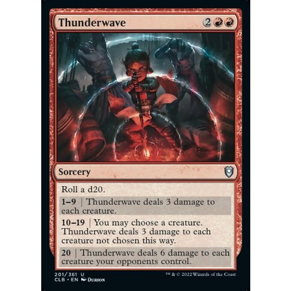 Magic: The Gathering Thunderwave (201) Near Mint Foil