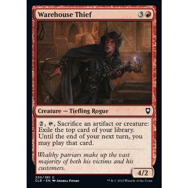 Magic: The Gathering Warehouse Thief (205) Near Mint