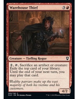 Magic: The Gathering Warehouse Thief (205) Near Mint Foil