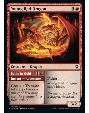 Magic: The Gathering Young Red Dragon (210) Near Mint