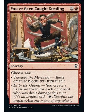 Magic: The Gathering You've Been Caught Stealing (211) Near Mint Foil