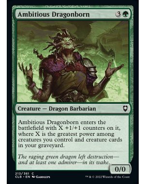 Magic: The Gathering Ambitious Dragonborn (213) Near Mint Foil