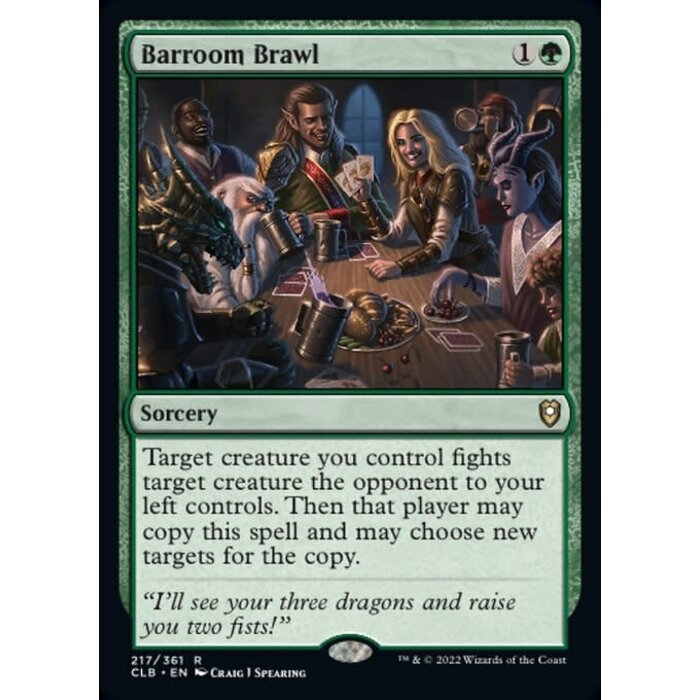 Magic: The Gathering Barroom Brawl (217) Near Mint Foil
