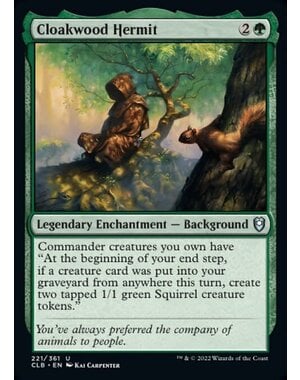 Magic: The Gathering Cloakwood Hermit (221) Near Mint