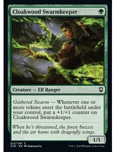 Magic: The Gathering Cloakwood Swarmkeeper (222) Near Mint Foil