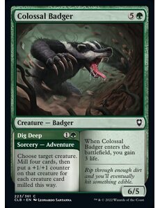 Magic: The Gathering Colossal Badger (223) Near Mint