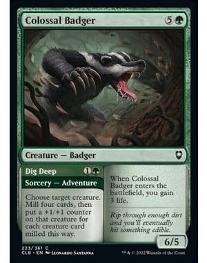 Magic: The Gathering Colossal Badger (223) Near Mint