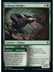 Magic: The Gathering Colossal Badger (223) Near Mint Foil